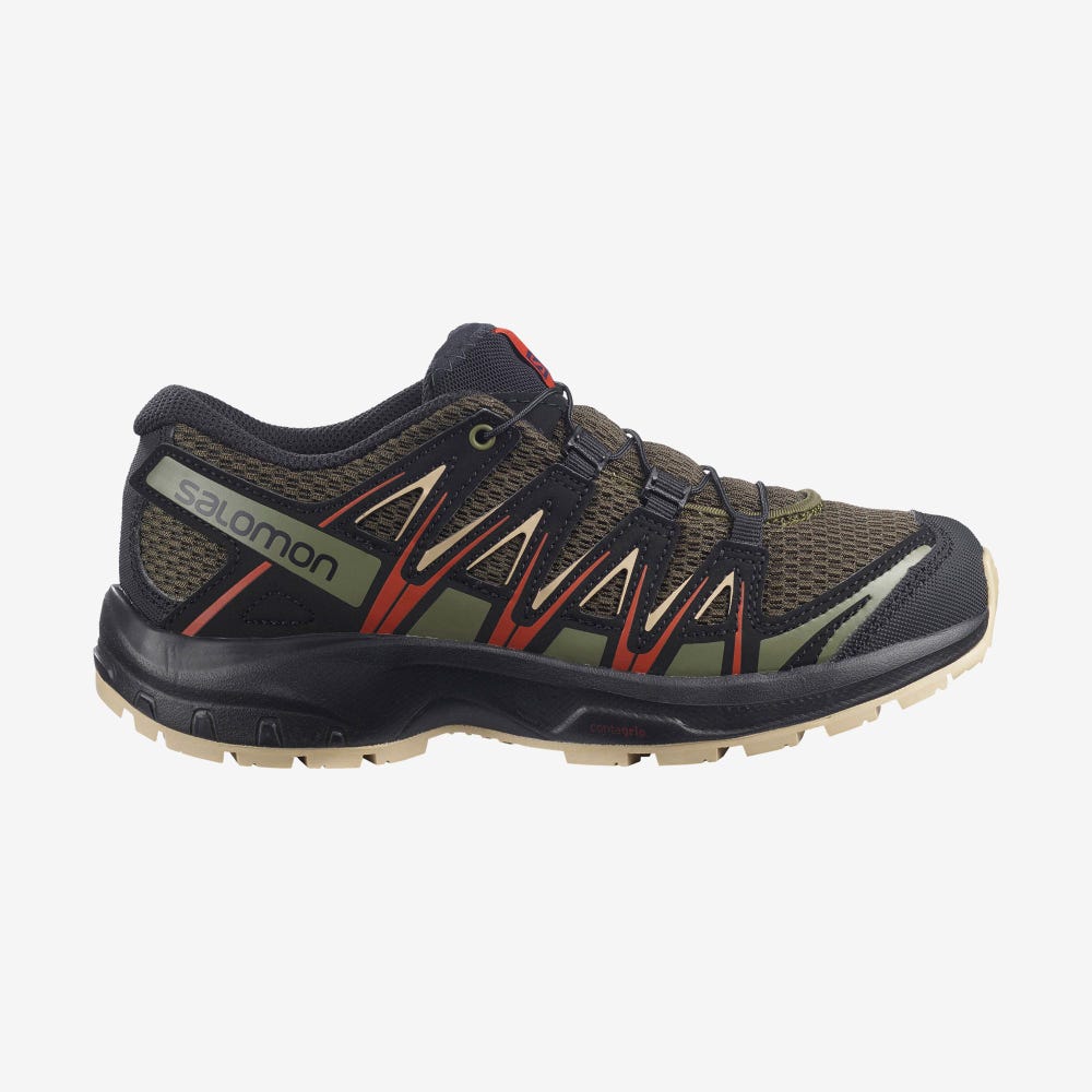 Salomon XA PRO 3D J Gyerek Terepfutó Cipő Olivazöld | IDJ674813