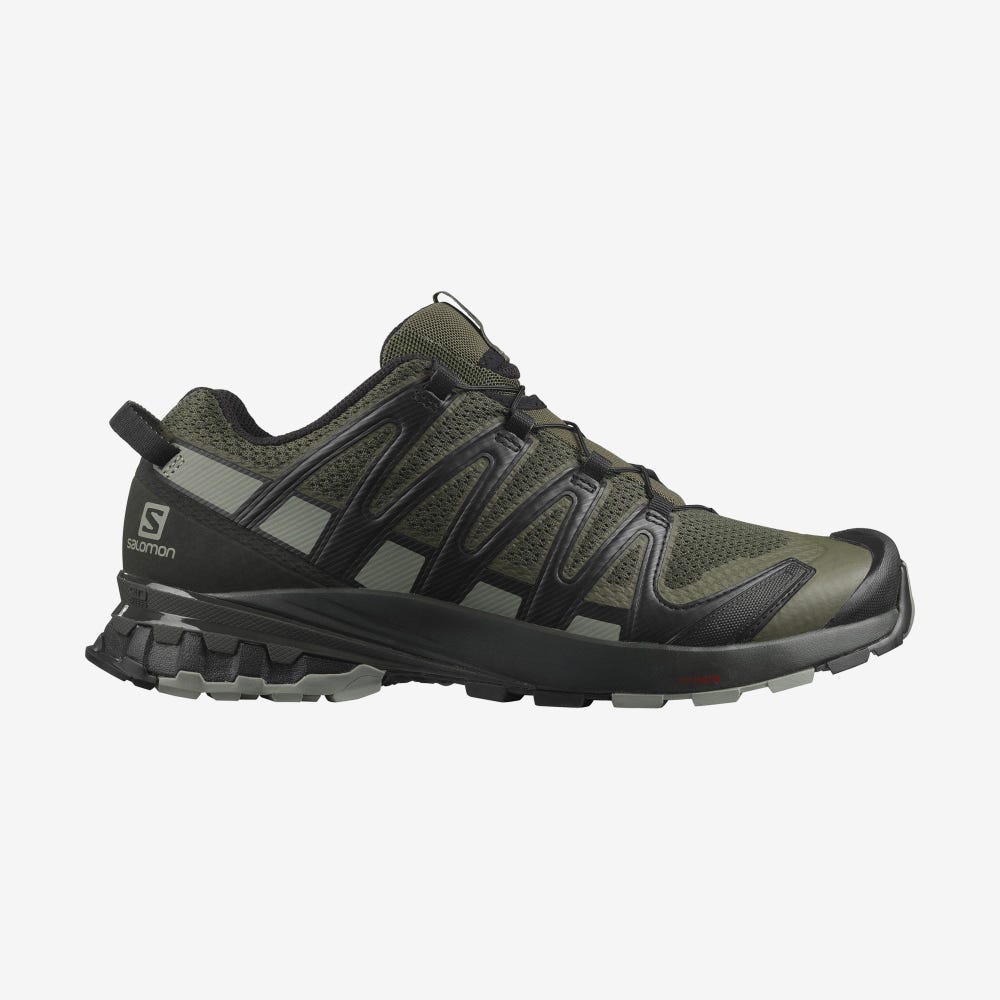 Salomon XA PRO 3D v8 Férfi Túracipő Olivazöld/Szürke | WZH903218