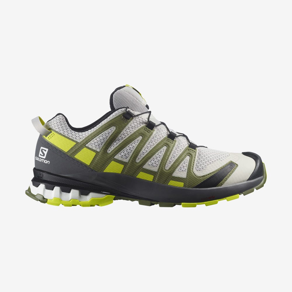 Salomon XA PRO 3D v8 Férfi Túracipő Szürke/Zöld | QGY174283