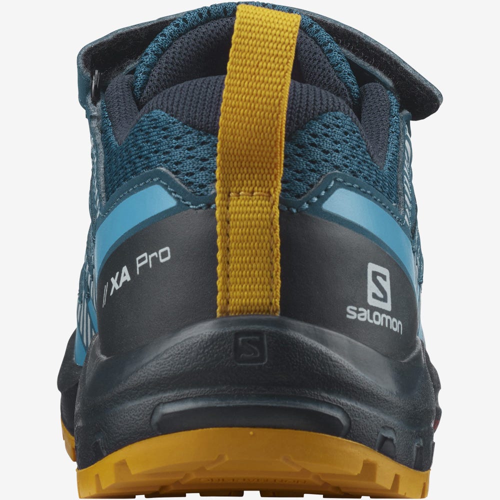 Salomon XA PRO V8 Gyerek Terepfutó Cipő Kék | SXK612753
