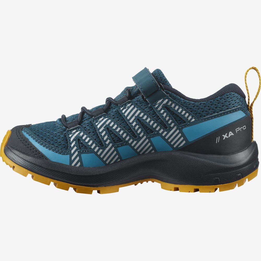 Salomon XA PRO V8 Gyerek Terepfutó Cipő Kék | SXK612753