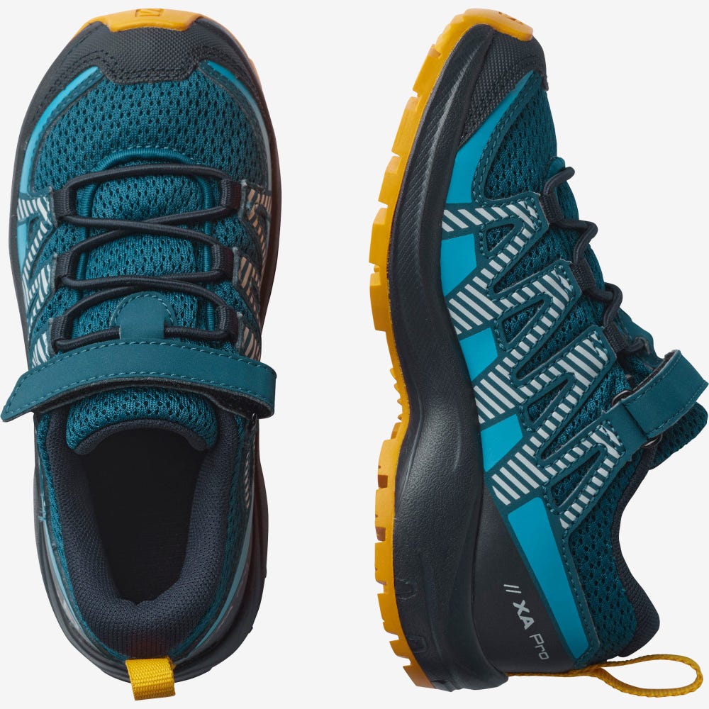 Salomon XA PRO V8 Gyerek Terepfutó Cipő Kék | SXK612753