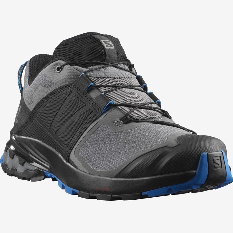 Salomon XA WILD Férfi Terepfutó Cipő Szürke/Fekete/Kék | EZN056148
