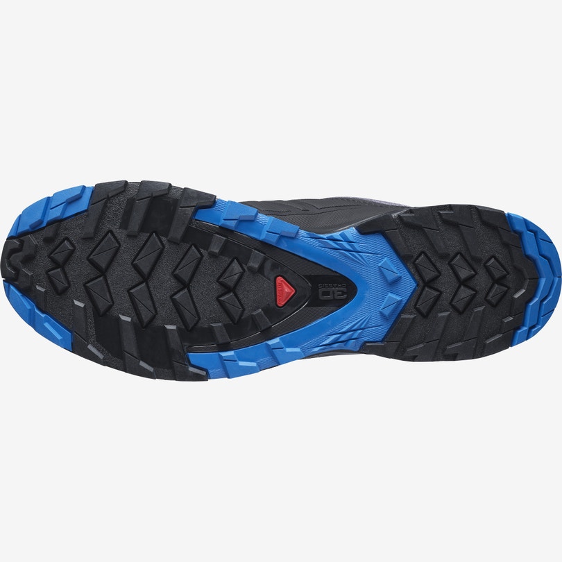 Salomon XA WILD Férfi Terepfutó Cipő Szürke/Fekete/Kék | EZN056148