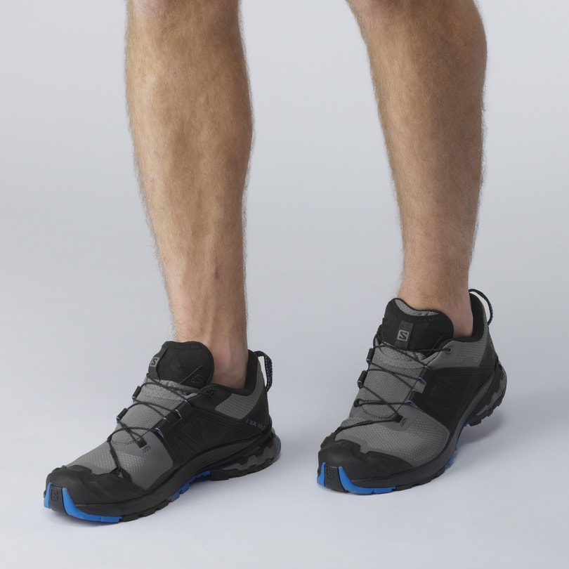 Salomon XA WILD Férfi Terepfutó Cipő Szürke/Fekete/Kék | EZN056148