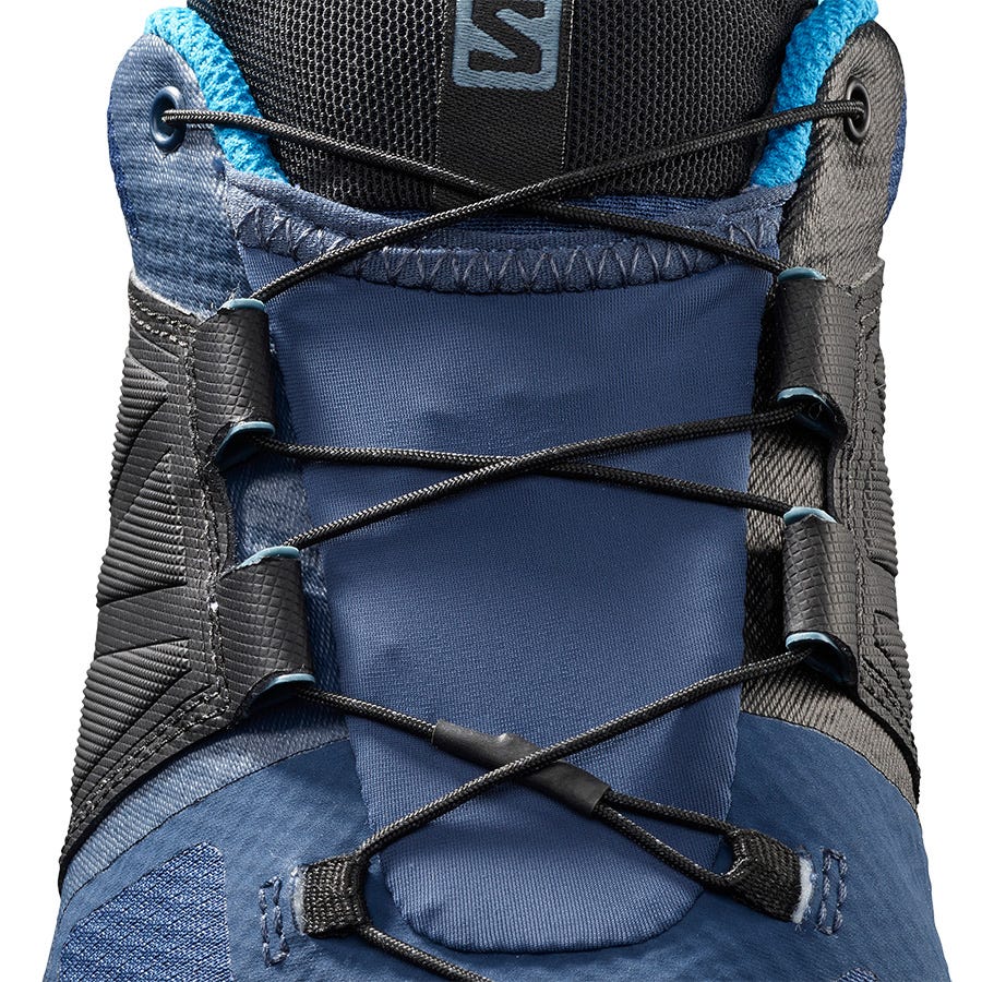 Salomon XA WILD GORE-TEX Férfi Túracipő Kék/Fekete | DHJ690213