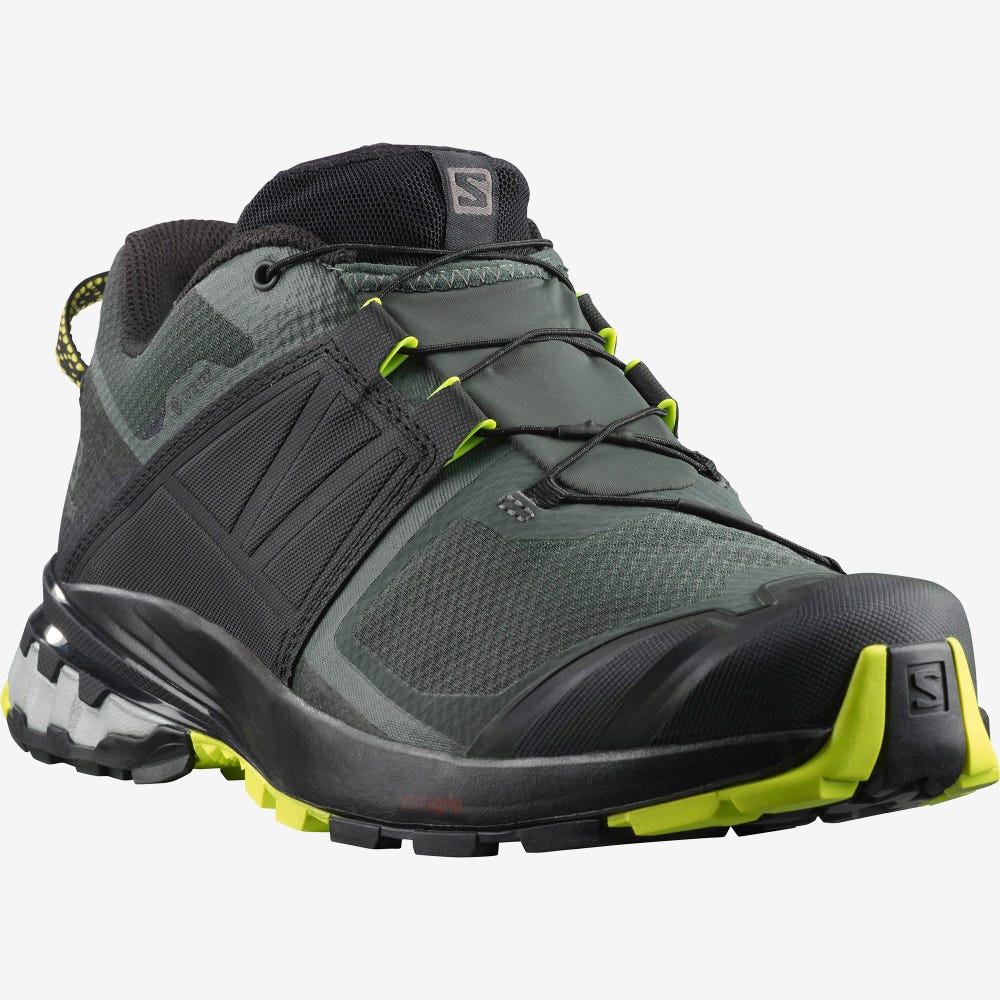 Salomon XA WILD GORE-TEX Férfi Túracipő Zöld/Fekete | PFB231985