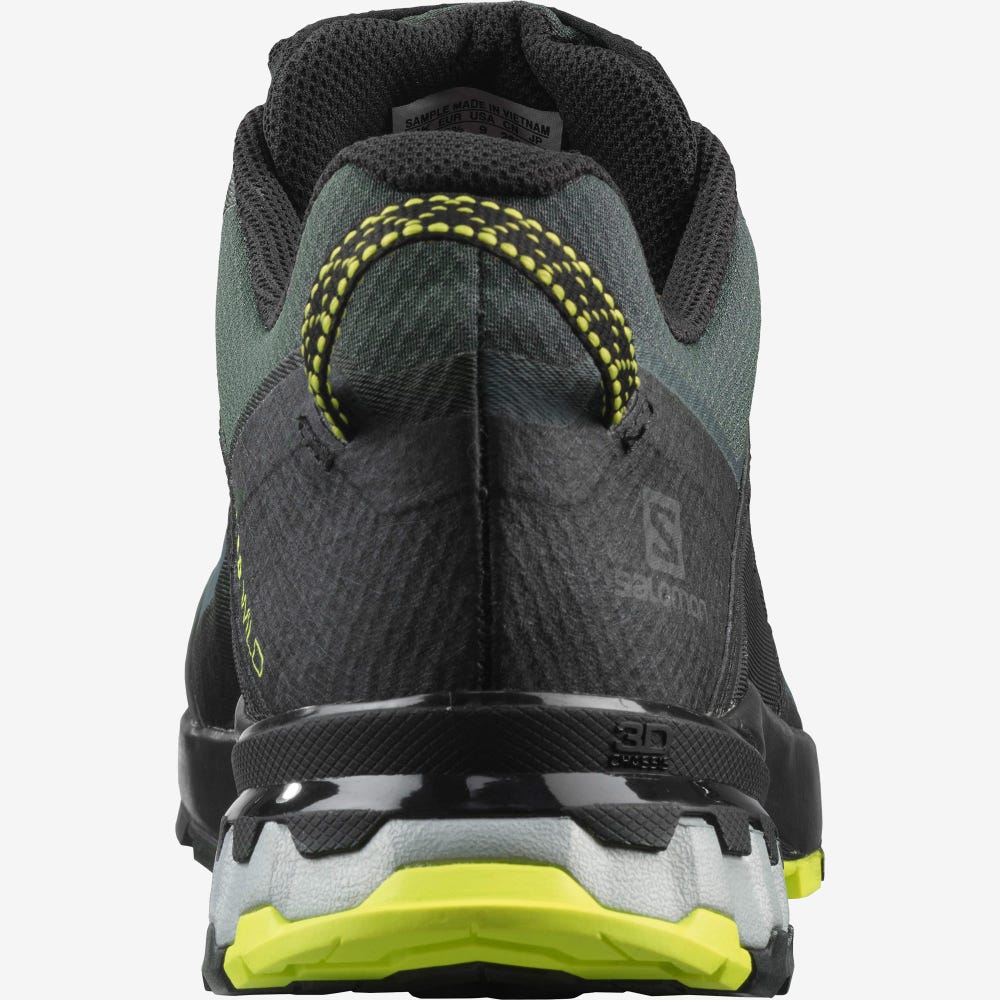 Salomon XA WILD GORE-TEX Férfi Túracipő Zöld/Fekete | PFB231985