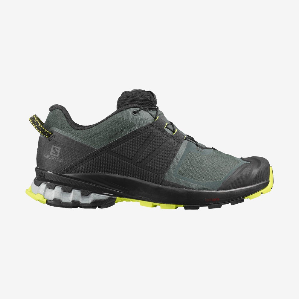 Salomon XA WILD GORE-TEX Férfi Túracipő Zöld/Fekete | PFB231985