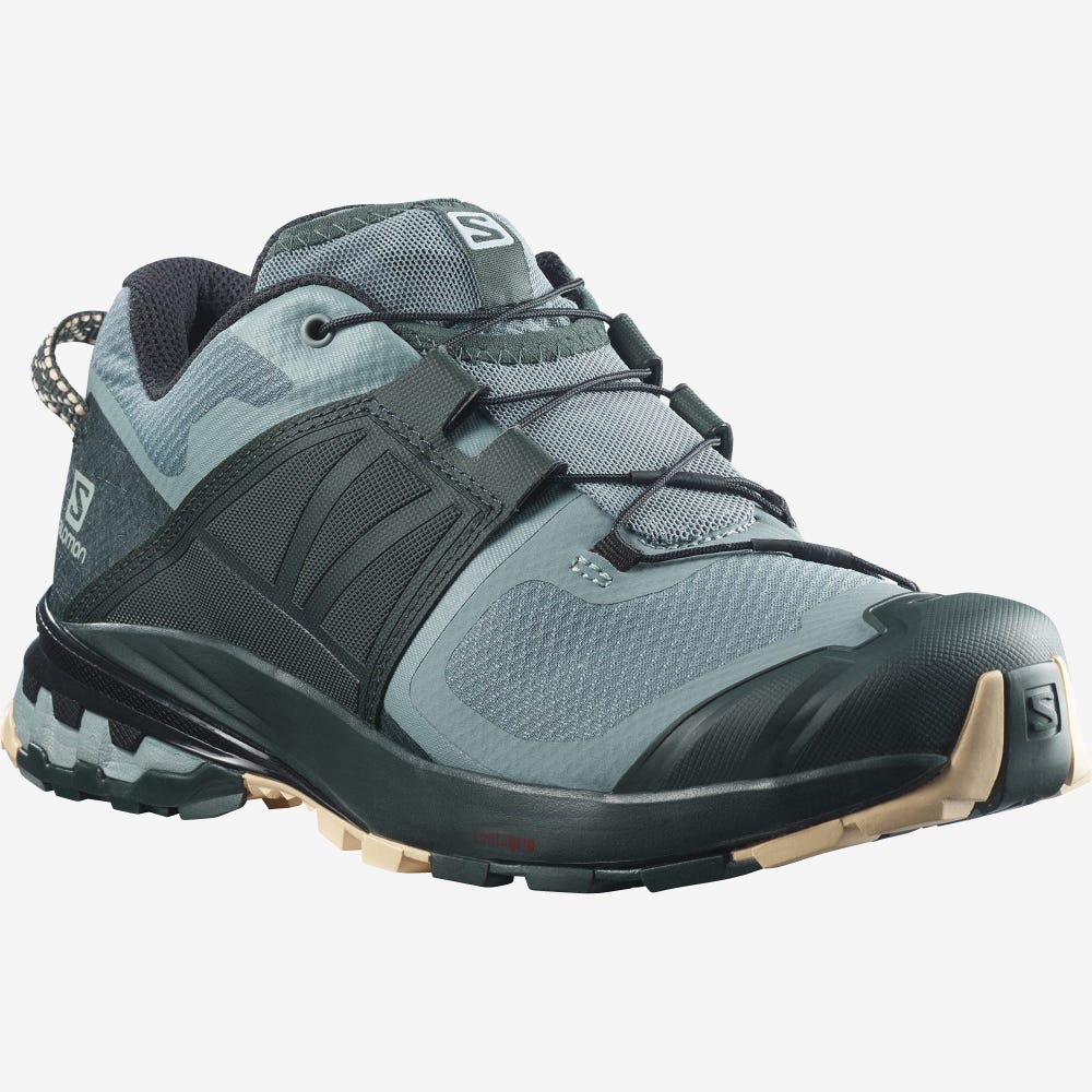 Salomon XA WILD Női Terepfutó Cipő Kék/Zöld/Krém | GWO594231