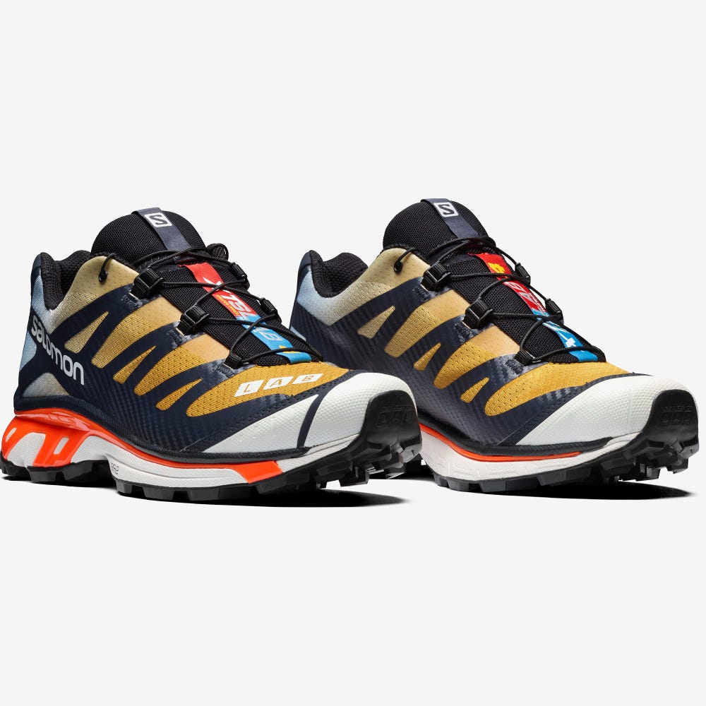 Salomon XT-4 ADVANCED Férfi Sportcipő Kék/Piros Narancssárga | HMX612345