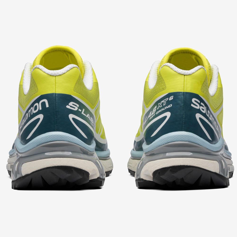 Salomon XT-6 ADVANCED Férfi Sportcipő Sárga/Kék | TEH098362
