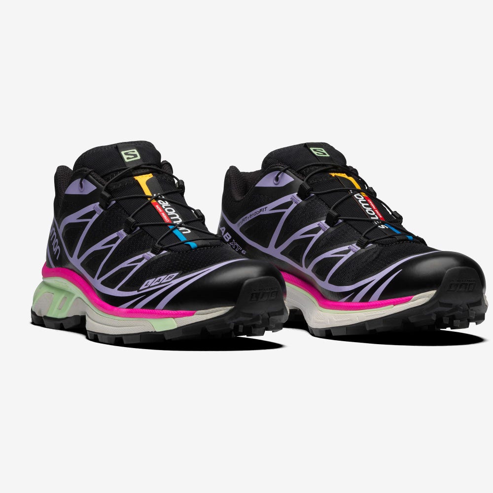 Salomon XT-6 Férfi Sportcipő Fekete/Levendula | MQS987601
