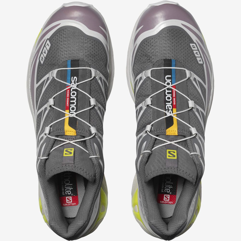 Salomon XT-6 Férfi Sportcipő Szürke/Lila | QOM642157