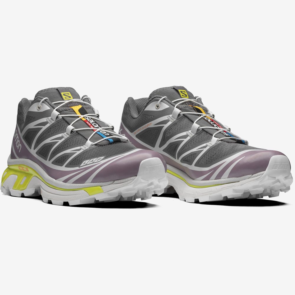 Salomon XT-6 Férfi Sportcipő Szürke/Lila | QOM642157