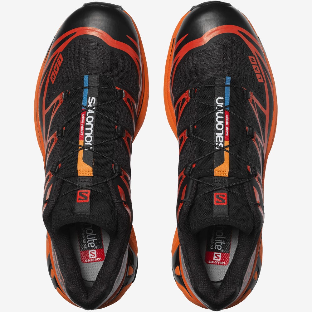 Salomon XT-6 Női Sportcipő Fekete/Narancssárga | BLW193486