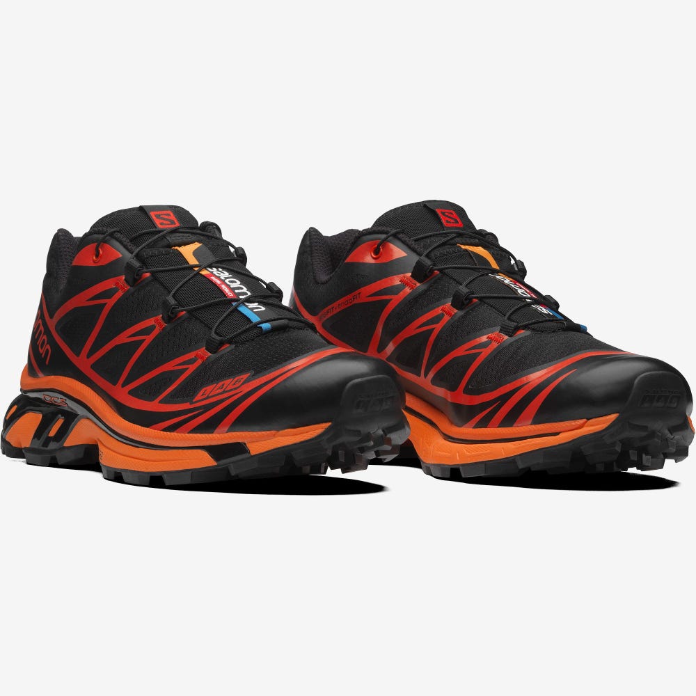 Salomon XT-6 Női Sportcipő Fekete/Narancssárga | BLW193486