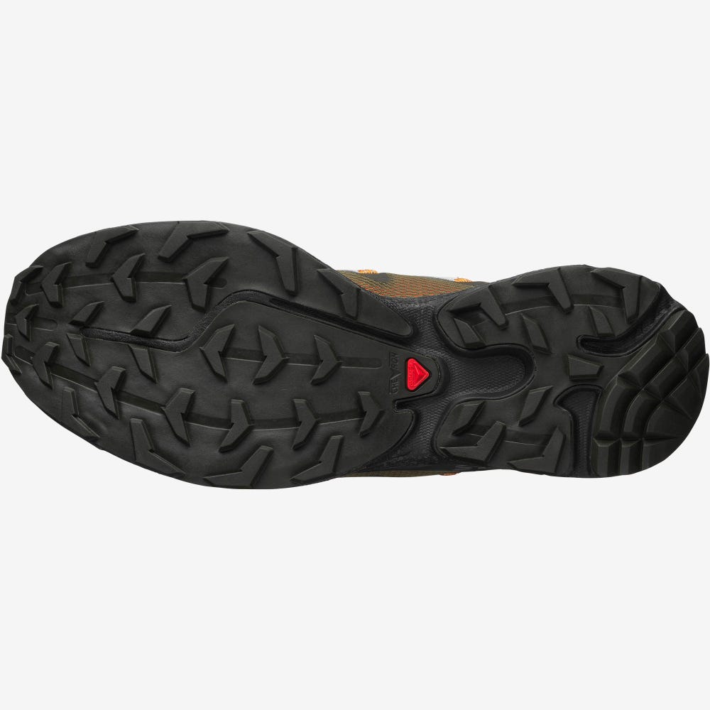 Salomon XT-RUSH Férfi Sportcipő Olivazöld/Narancssárga | UQL835261