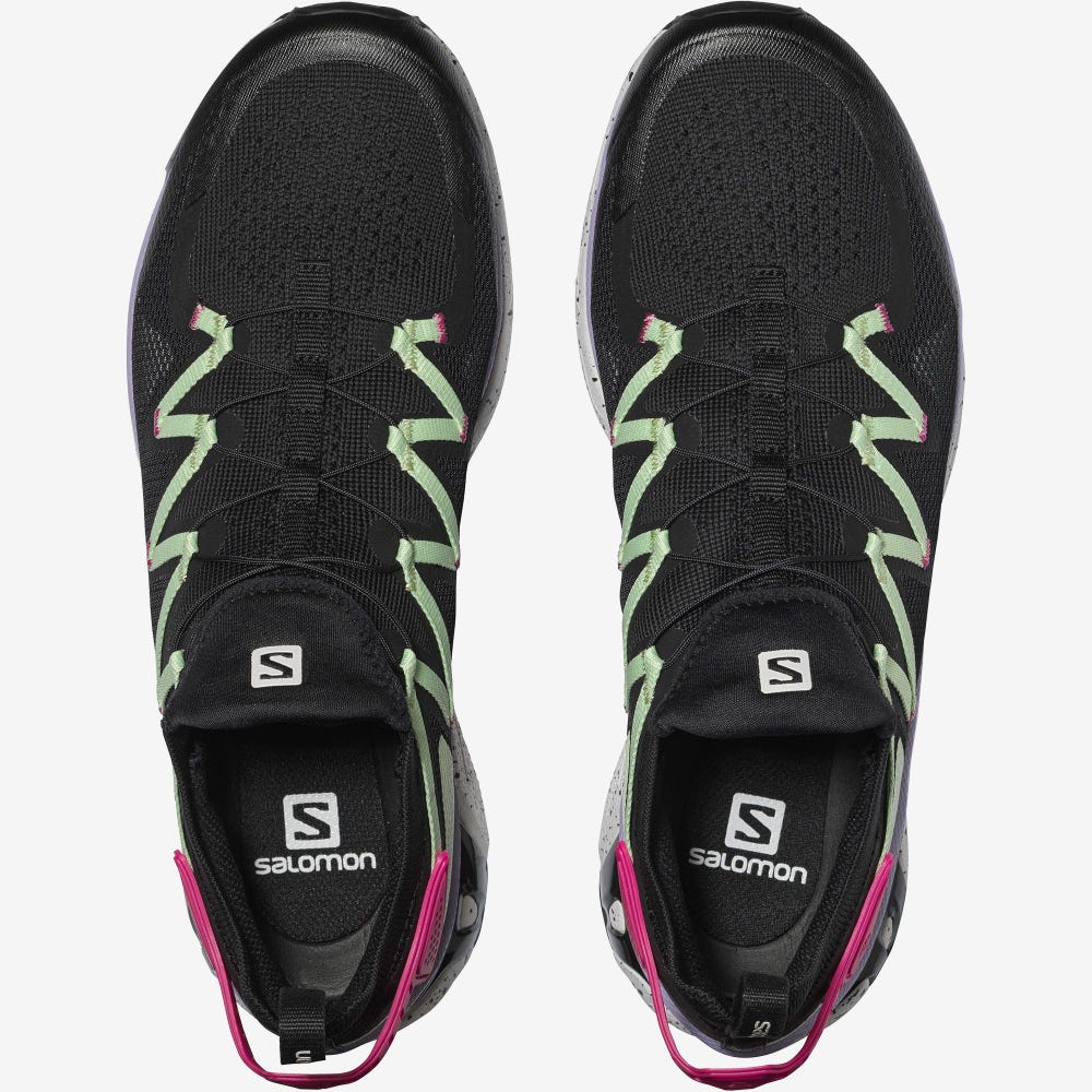 Salomon XT-RUSH Női Sportcipő Fekete/Zöld/Rózsaszín | QLA196482