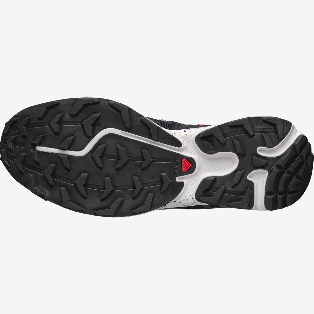 Salomon XT-RUSH Női Sportcipő Fekete/Zöld/Rózsaszín | QLA196482