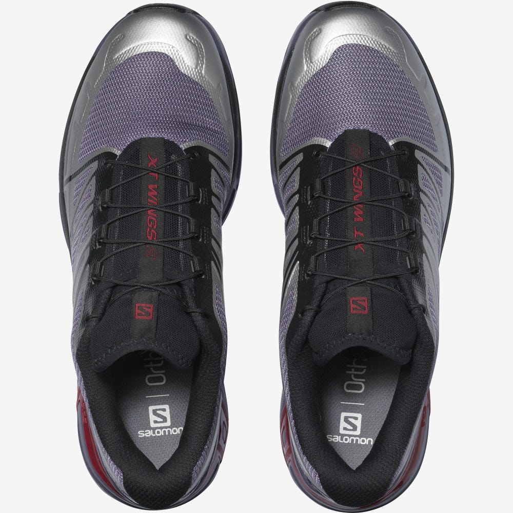 Salomon XT-WINGS 2 Férfi Sportcipő Fekete/Piros | NIS137259