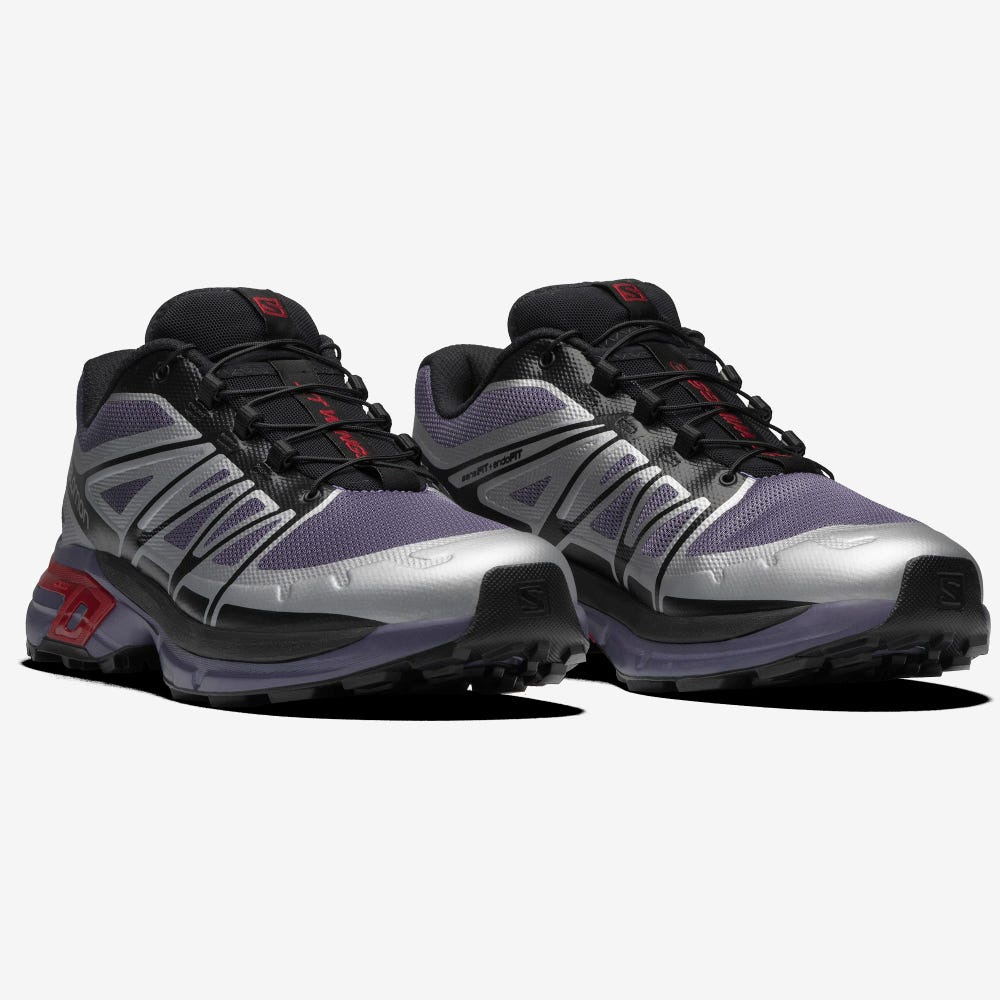 Salomon XT-WINGS 2 Férfi Sportcipő Fekete/Piros | NIS137259