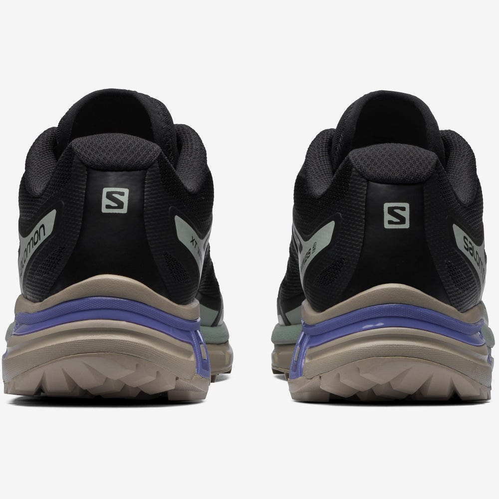Salomon XT-WINGS 2 Férfi Sportcipő Fekete/Világos Türkiz Szürke | QHC574106