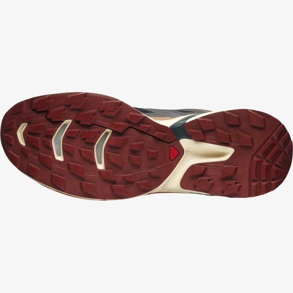 Salomon XT-WINGS 2 Férfi Sportcipő Fekete/Barna/MélyZöld | UTF230857