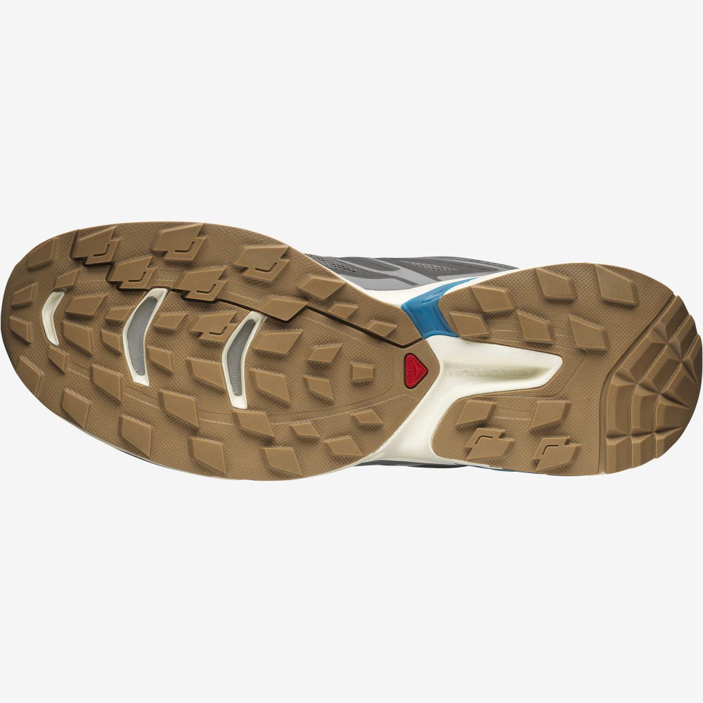Salomon XT-WINGS 2 Férfi Sportcipő Szürke/Világos Sárga/Kék | KSX190287