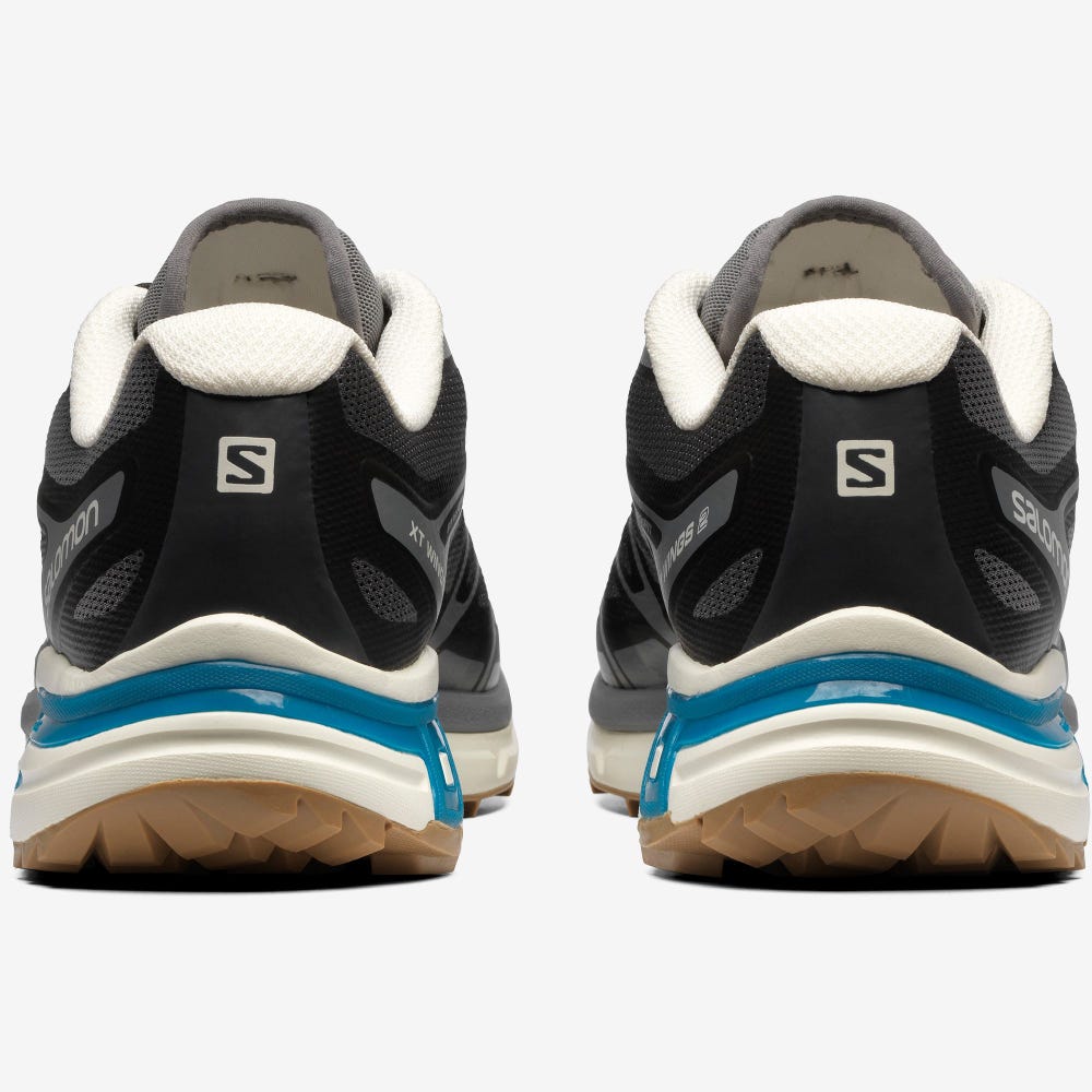Salomon XT-WINGS 2 Férfi Sportcipő Szürke/Világos Sárga/Kék | KSX190287