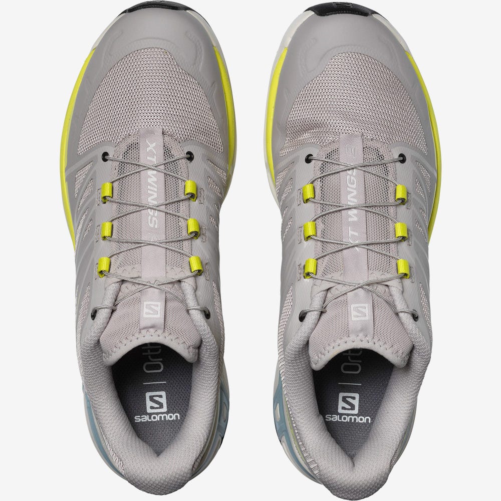 Salomon XT-WINGS 2 Férfi Sportcipő Szürke/Sárga | KWE509178