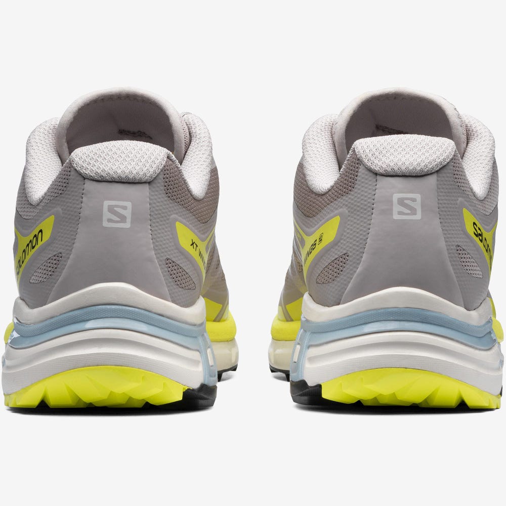 Salomon XT-WINGS 2 Férfi Sportcipő Szürke/Sárga | KWE509178