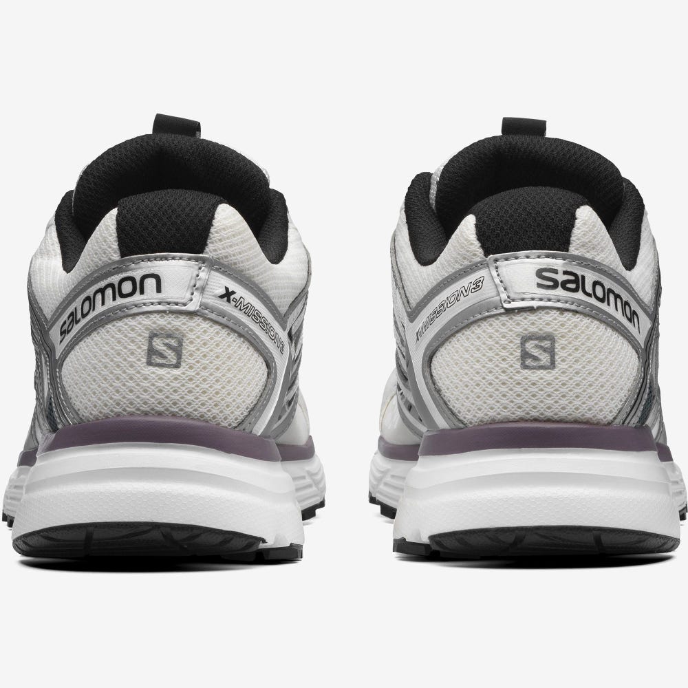 Salomon X-MISSION 3 Férfi Sportcipő Fehér/Titán/Fekete | SLU450712