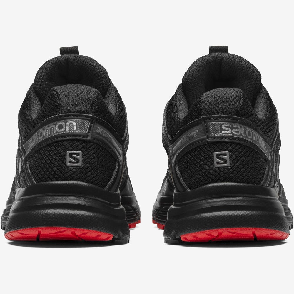 Salomon X-MISSION 3 Férfi Sportcipő Fekete/Titán Metal/Piros | CQH954716