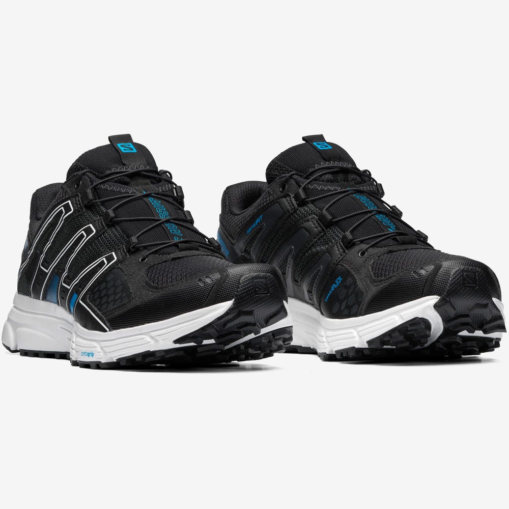 Salomon X-MISSION 3 Férfi Sportcipő Fekete/Kék | HZN541976