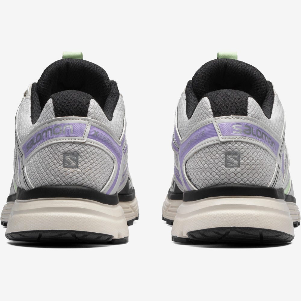 Salomon X-MISSION 3 Férfi Sportcipő Zöld/Levendula | FMO076952