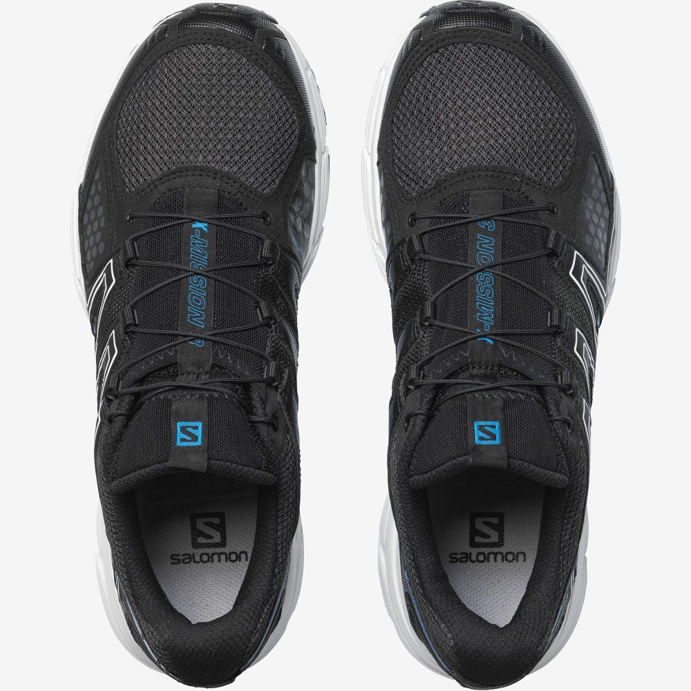 Salomon X-MISSION 3 Női Sportcipő Fekete/Kék | GYO987621