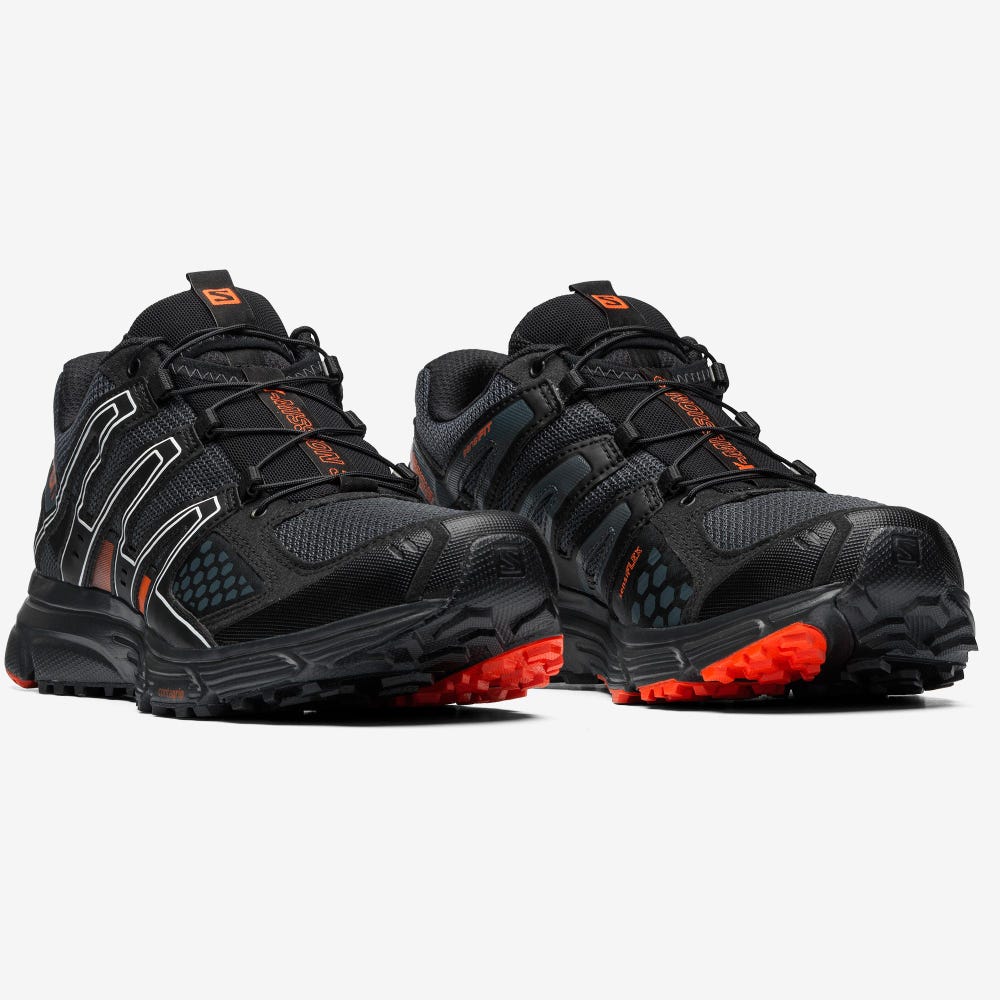 Salomon X-MISSION 3 Női Sportcipő Fekete/Piros Narancssárga | UNK539472
