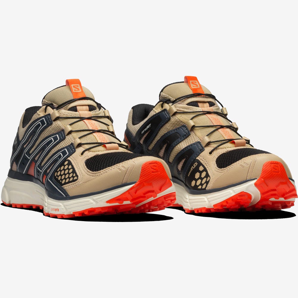 Salomon X-MISSION 3 Női Sportcipő Világos Barna/Piros Narancssárga | QJB365782