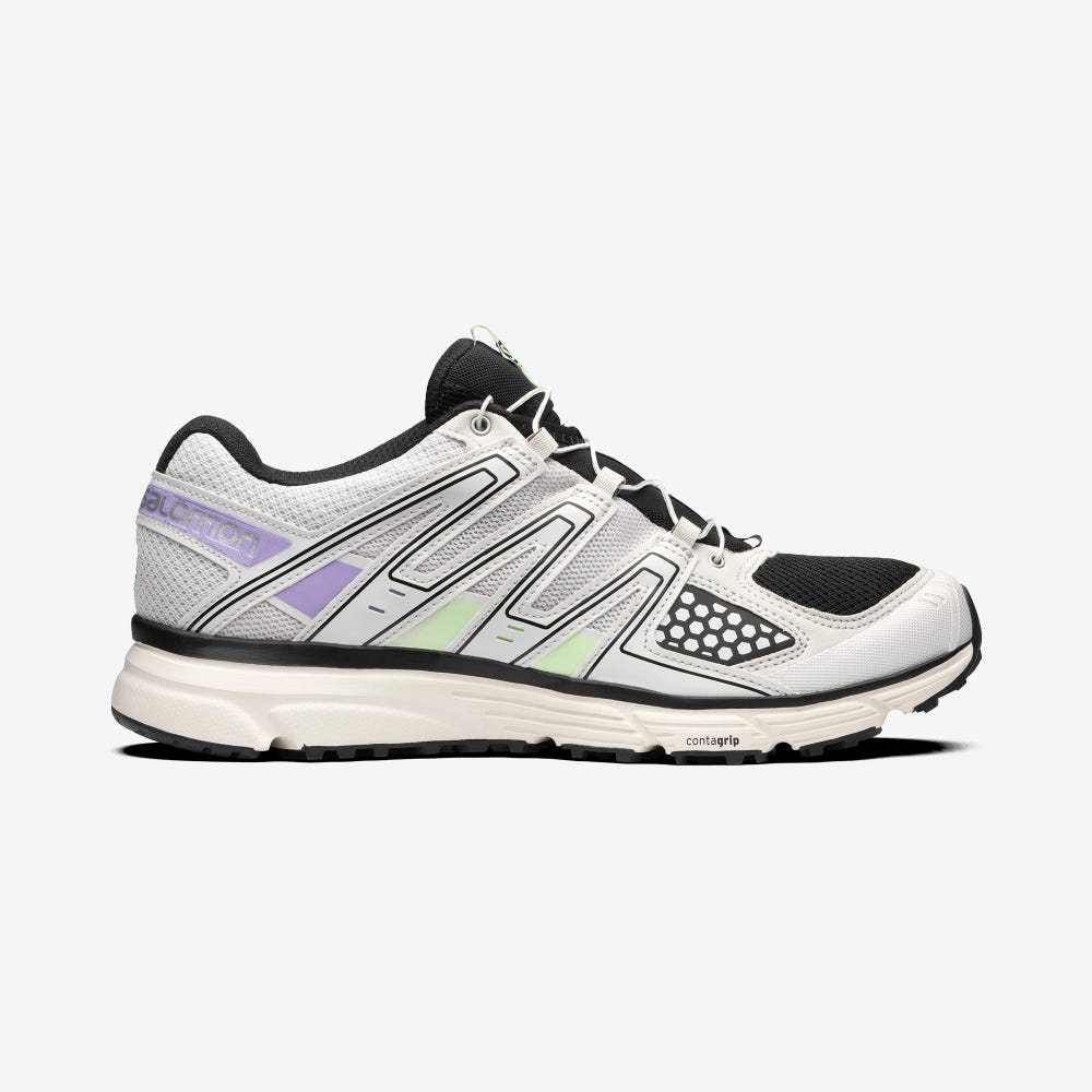 Salomon X-MISSION 3 Női Sportcipő Zöld/Levendula | ODM614532