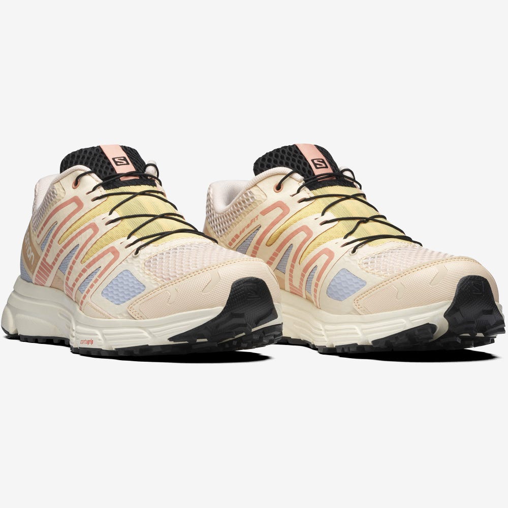 Salomon X-MISSION 4 Férfi Sportcipő Narancssárga/Kék/Narancssárga | VEC875142
