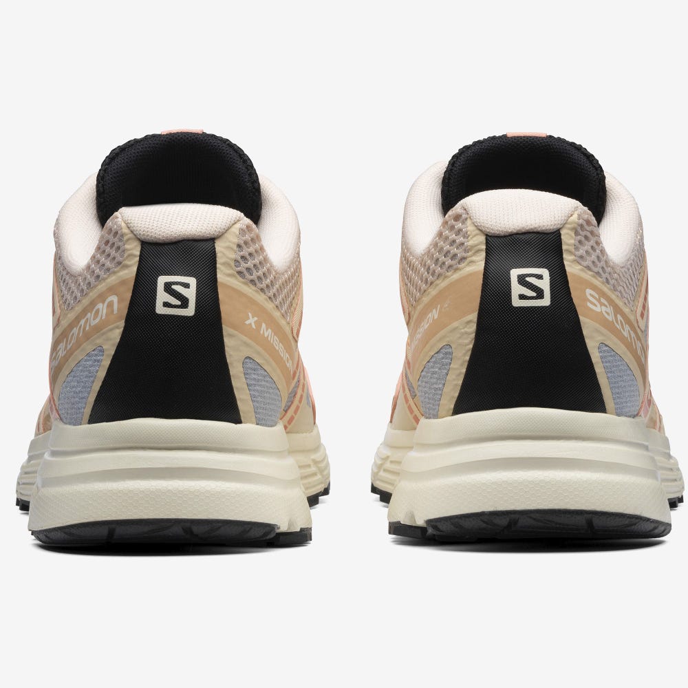 Salomon X-MISSION 4 Férfi Sportcipő Narancssárga/Kék/Narancssárga | VEC875142