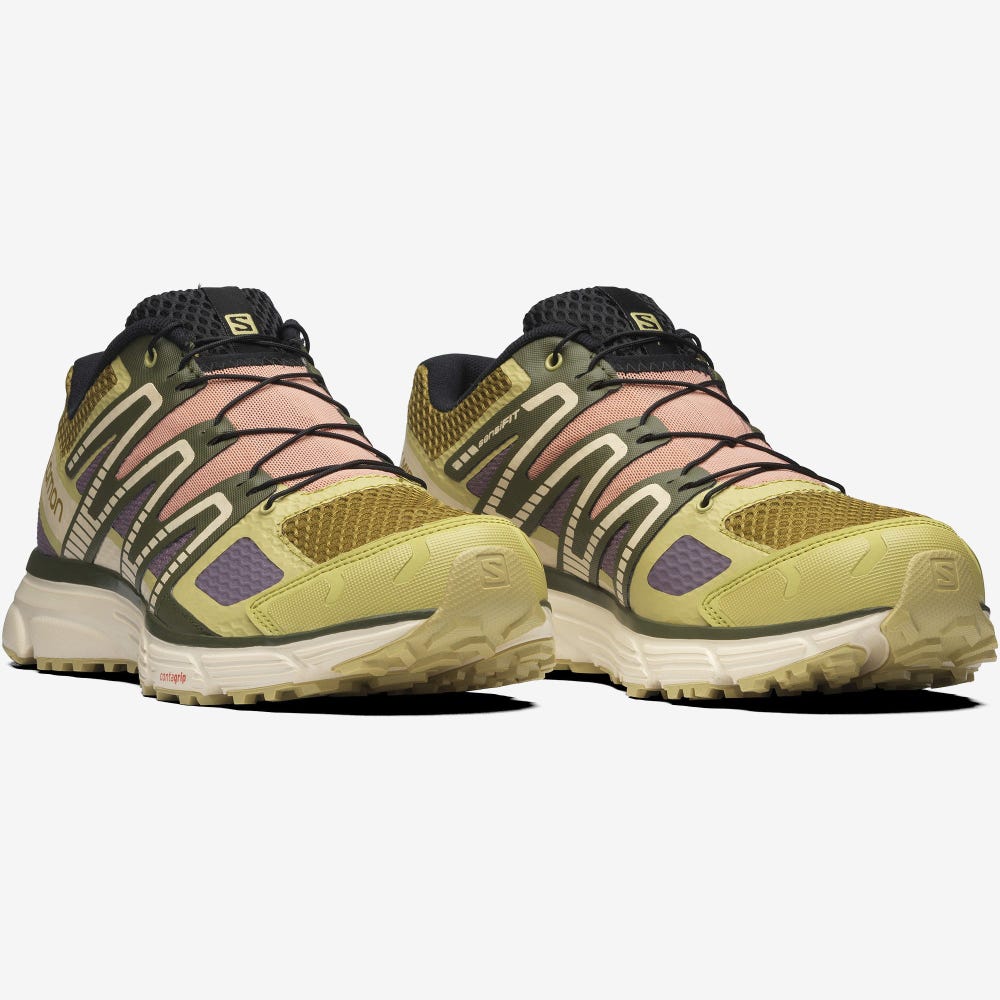 Salomon X-MISSION 4 Férfi Sportcipő Zöld | QHO728395