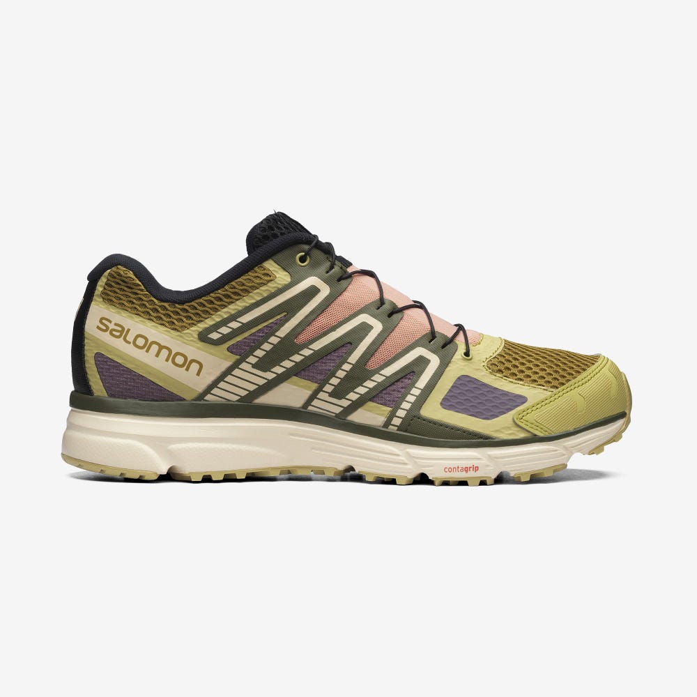 Salomon X-MISSION 4 Férfi Sportcipő Zöld | QHO728395