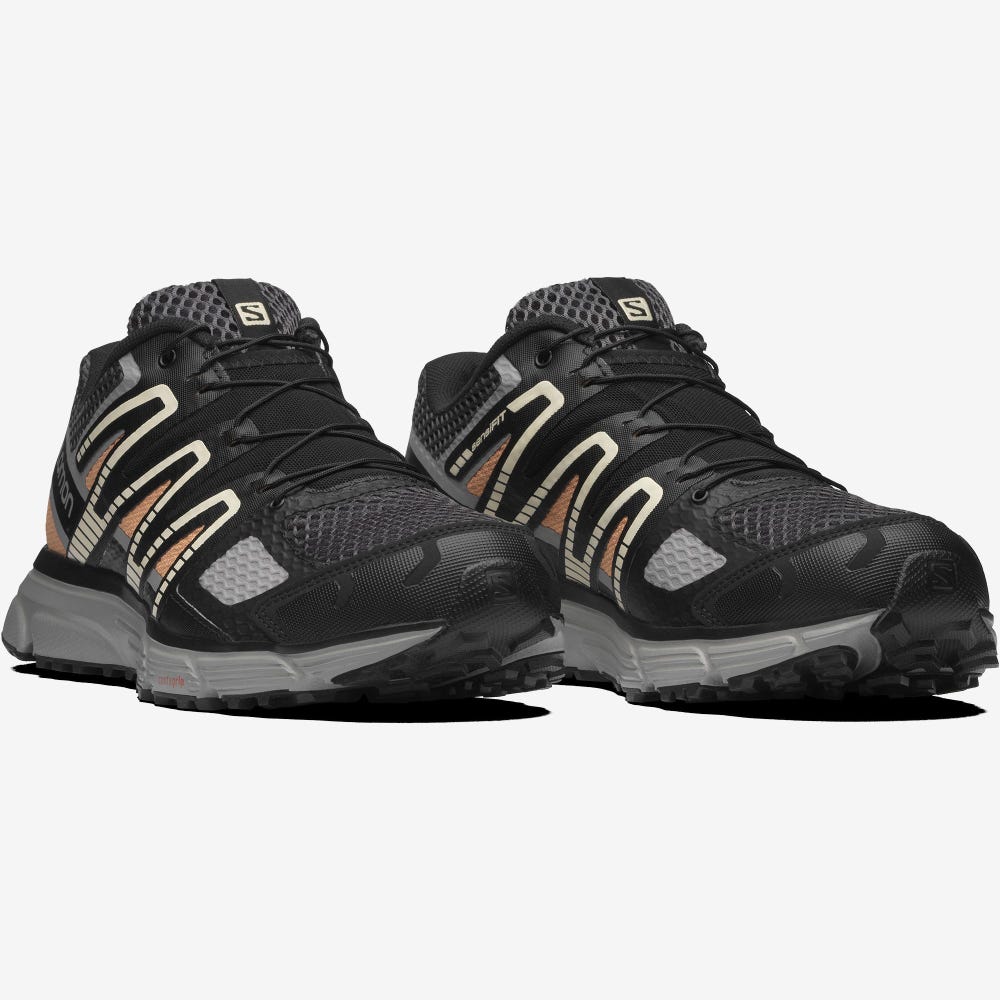 Salomon X-MISSION 4 Női Sportcipő Fekete/Narancssárga | UOI594380