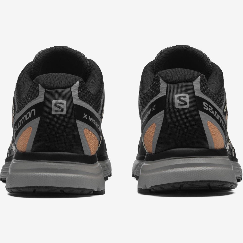 Salomon X-MISSION 4 Női Sportcipő Fekete/Narancssárga | UOI594380