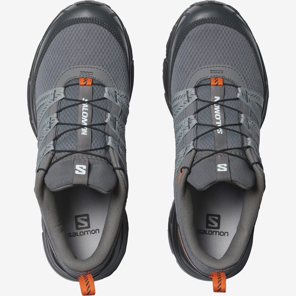 Salomon X-MISSION MYST Férfi Sportcipő Szürke/Narancssárga | DAJ625984