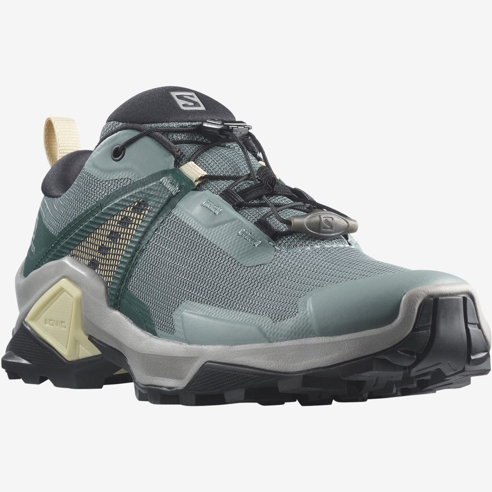 Salomon X RAISE 2 Női Túracipő Kék/MélyZöld | NUM510469