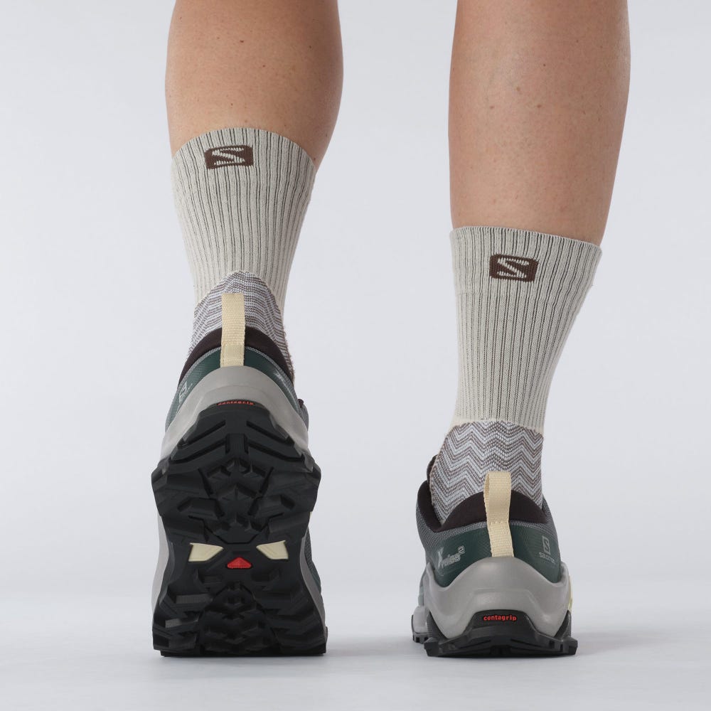 Salomon X RAISE 2 Női Túracipő Kék/MélyZöld | NUM510469