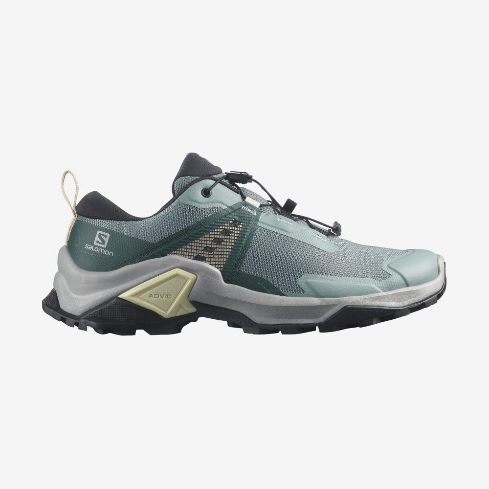 Salomon X RAISE 2 Női Túracipő Kék/MélyZöld | NUM510469